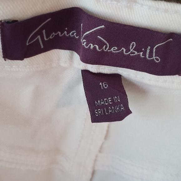 Gloria Vanderbilt Amanda Jean Size 16 White - Picture 11 of 14